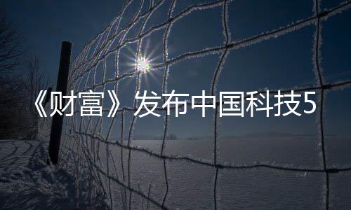 中国科技k入选 小米华为富发布强缺席财