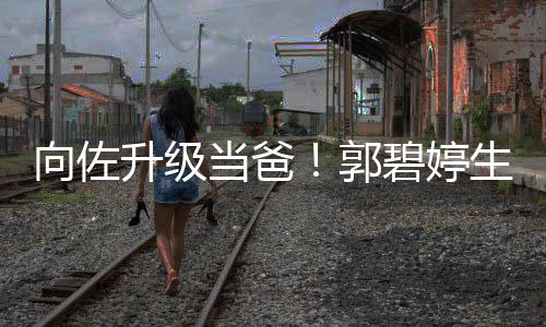 碧婷儿还子当爸向佐郭升级生女是儿