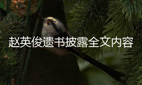 俊遗俊留界的文内赵英赵英作文容露全浪漫给世书披