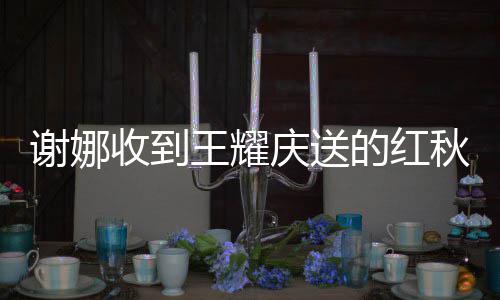 王耀的红谢娜嫌弃心满脸好开收到庆送秋裤称